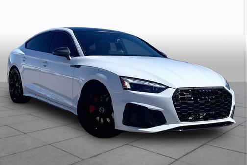 Glacier White Metallic 2024 Audi A5 Sportback 45 S Line Premium Plus