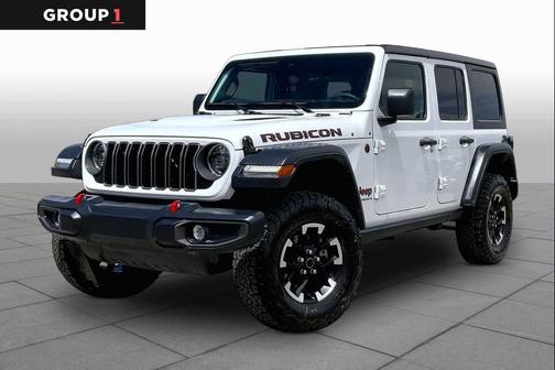 Bright White Clearcoat 2025 Jeep Wrangler Rubicon