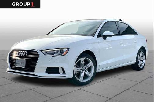 WHITE 2018 Audi A3 2.0T Premium