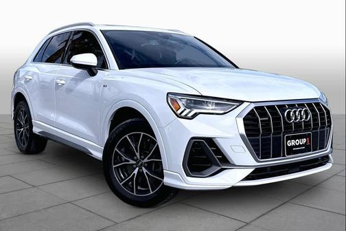 Glacier White Metallic 2024 Audi Q3 45 S line Premium Plus