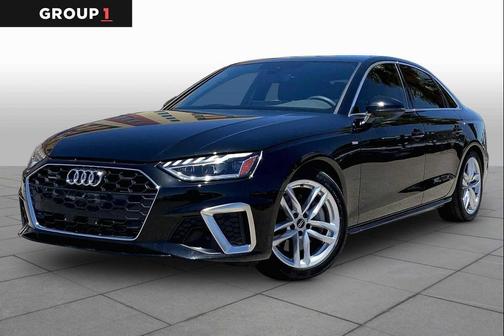 Mythos Black Metallic 2023 Audi A4 45 S line Premium Plus