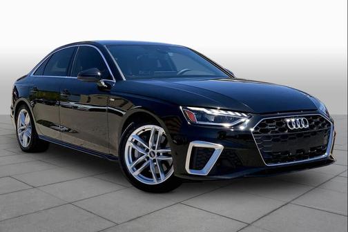 Mythos Black Metallic 2023 Audi A4 45 S line Premium Plus