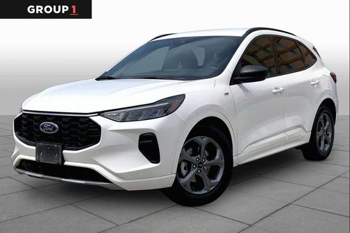 Star White Metallic Tri-Coat 2023 Ford Escape ST-Line