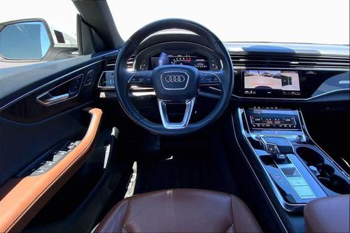 Carrara White 2023 Audi Q8 55 Prestige
