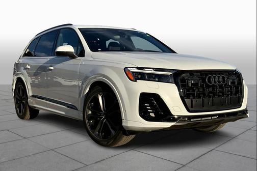 Glacier White Metallic 2026 Audi Q7 55 Premium Plus