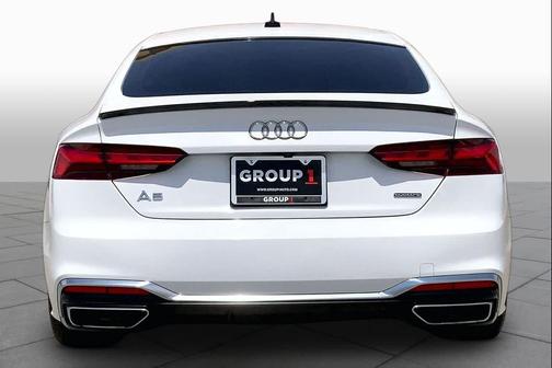 WHITE 2021 Audi A5 Sportback 45 S Line Premium