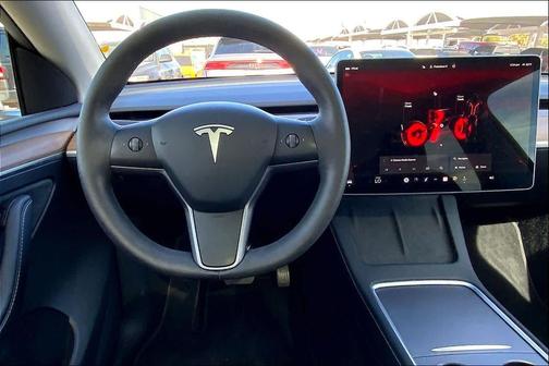 WHITE 2024 Tesla Model Y Long Range Single Motor Rear-Wheel Drive