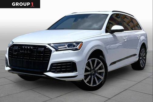 Glacier White Metallic 2023 Audi Q7 45 Premium Plus
