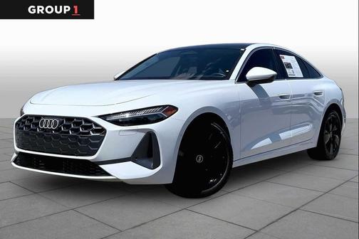 Glacier White Metallic 2025 Audi A5 Prestige TFSI quattro S tronic