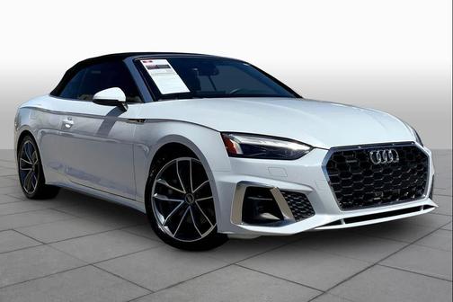 Glacier White Metallic/Black Roof 2024 Audi A5 Prestige 45 TFSI S line quattro S tronic