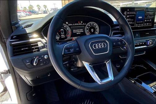 Glacier White Metallic/Black Roof 2024 Audi A5 Prestige 45 TFSI S line quattro S tronic