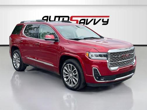 Volcanic Red 2023 GMC Acadia Denali
