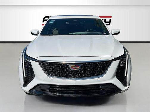 Crystal White Tri-Coat 2025 Cadillac CT5 Premium Luxury RWD