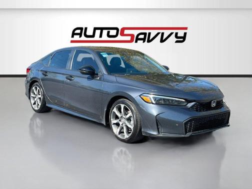 Gray 2025 Honda Civic Hybrid TOURING