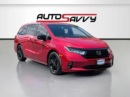 Red 2023 Honda Odyssey Sport