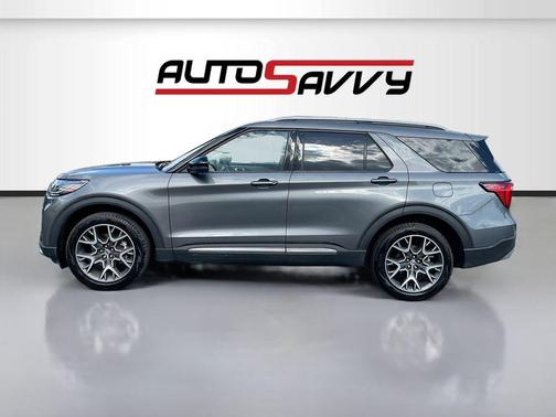 Gray Metallic 2025 Ford Explorer Platinum