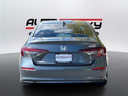 Gray 2025 Honda Civic Hybrid