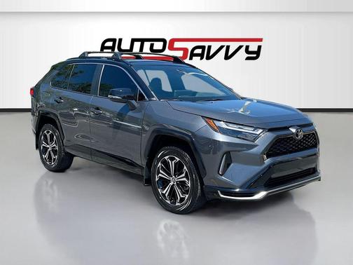Midnight Black Metallic 2025 Toyota RAV4 Plug-In Hybrid XSE