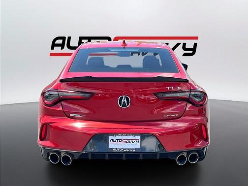 Red 2022 Acura TLX Type S