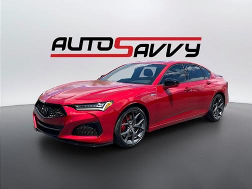 Red 2022 Acura TLX Type S