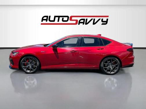 Red 2022 Acura TLX Type S