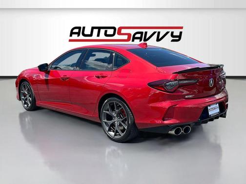 Red 2022 Acura TLX Type S