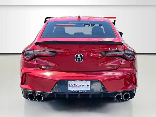 Red 2022 Acura TLX Type S