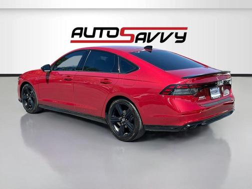 Red Metallic 2024 Honda Accord Hybrid Sport-L