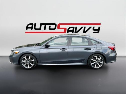 Gray 2025 Honda Civic Hybrid TOURING