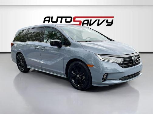 Blue 2023 Honda Odyssey Sport
