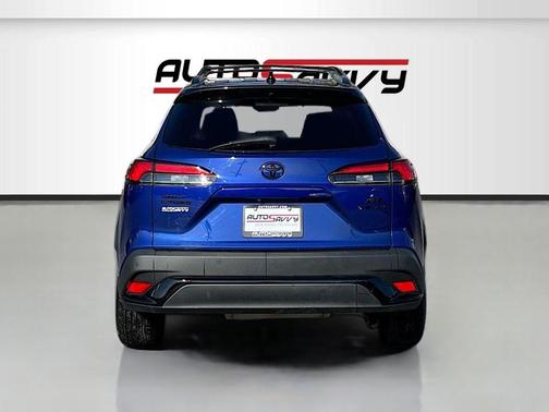 Blue 2025 Toyota Corolla Cross Hybrid XSE