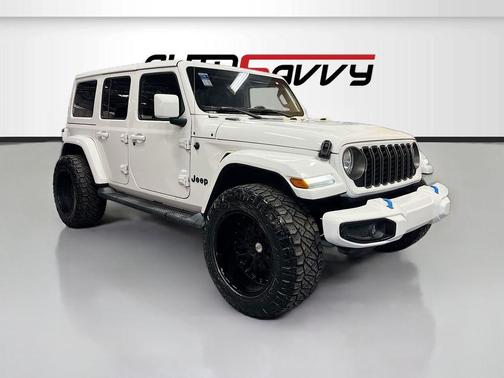 Bright White Clearcoat 2021 Jeep Wrangler Unlimited 4xe Sahara