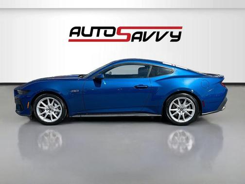 Atlas Blue Metallic 2024 Ford Mustang GT Premium