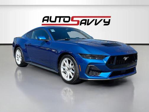 Atlas Blue Metallic 2024 Ford Mustang GT Premium