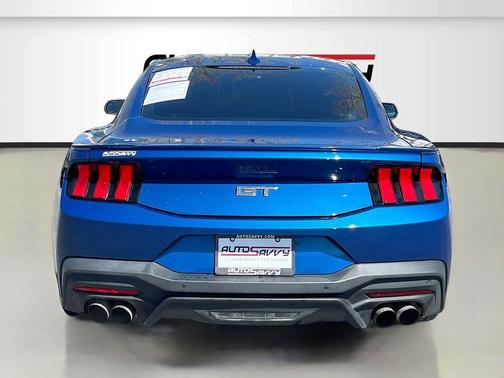 Atlas Blue Metallic 2024 Ford Mustang GT Premium