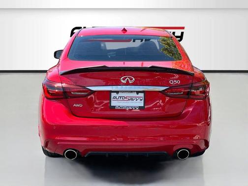Dynamic Sunstone Red 2021 INFINITI Q50 3.0t LUXE