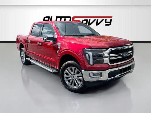 Red Metallic 2025 Ford F-150 Lariat