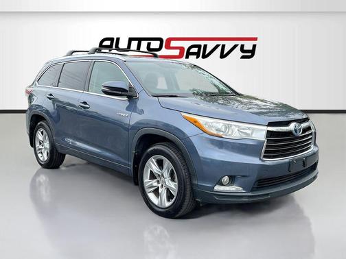 Shoreline Mist 2015 Toyota Highlander Hybrid Limited