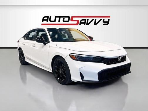 White 2025 Honda Civic Sport