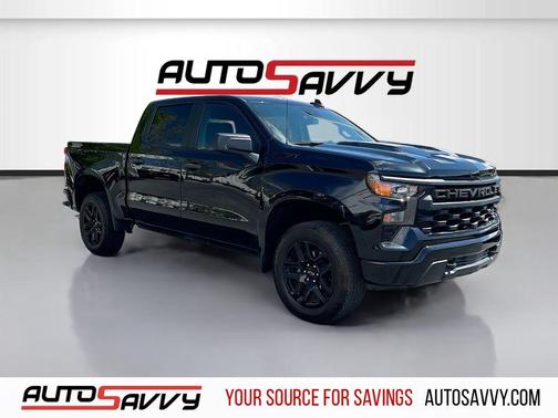 Black 2024 Chevrolet Silverado 1500 Custom Trail Boss