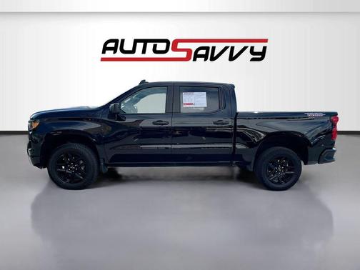 Black 2024 Chevrolet Silverado 1500 Custom Trail Boss