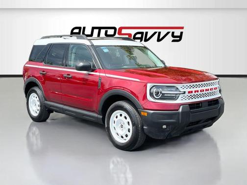 Ruby Red Metallic 2025 Ford Bronco Sport Heritage