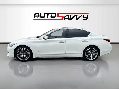Majestic White 2022 INFINITI Q50 SENSORY