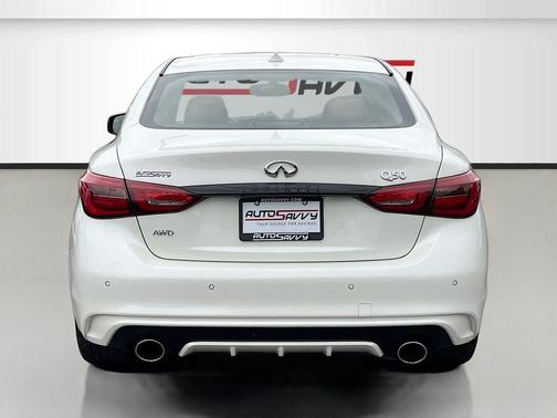 Majestic White 2023 INFINITI Q50 SENSORY