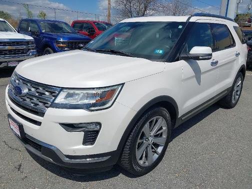 WHITE PLATINUM MET TRI-COAT 2018 Ford Explorer LIMITED
