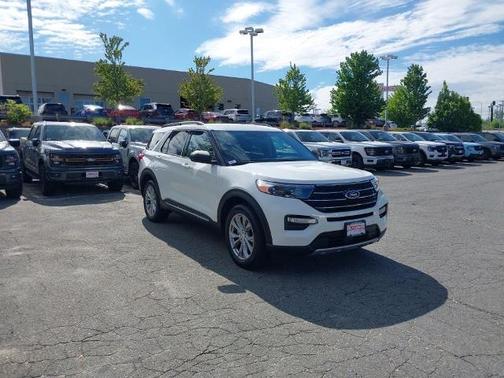 STAR WHITE MET TRI-COAT 2023 Ford Explorer XLT