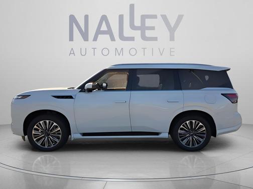 Radiant White 2026 INFINITI QX80 Luxe