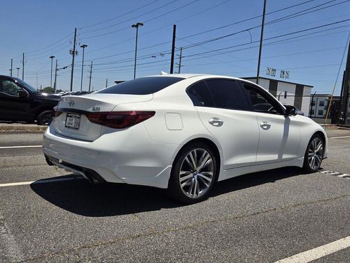 Pure White 2023 INFINITI Q50 3.0t SENSORY