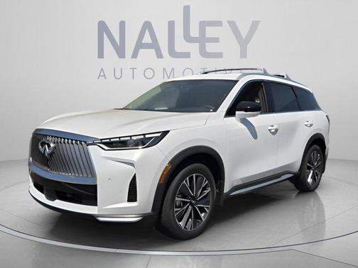 Radiant White 2026 INFINITI QX60 LUXE FWD