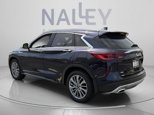 Hermosa Blue 2025 INFINITI QX50 Luxe AWD